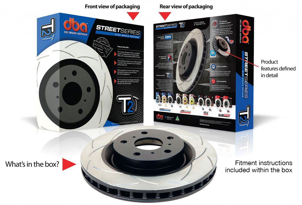 DBA Brake Discs FRONT - T2 Street Series - 312mm