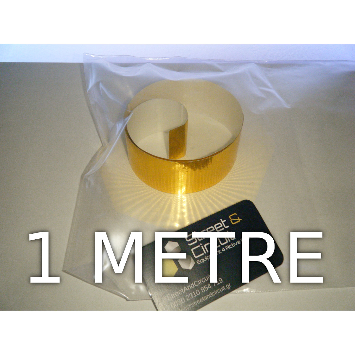 DEI Reflect-A-GOLD Tape 3.8cm x 1 metre - 450C MAX - Reflects Heat From Electrics/Pipes/Hoses/Battery - *BULK* Packaging