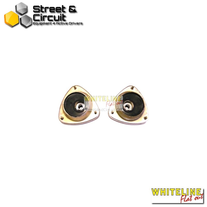 Subaru Outback BE, BH 99-03 wagon - Whiteline Strut top-camber/caster off-set, *Front - Σινεμπλόκ/Bushes