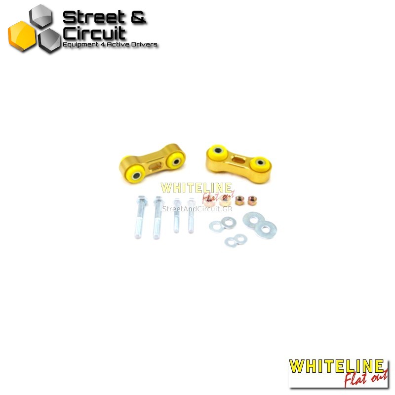 Subaru Forester SF GT 01/01-05/02 turbo - Whiteline Sway bar link conv kit - extra h/d alloy, *Front - Ζαμφόρ/Anti-Roll Bar