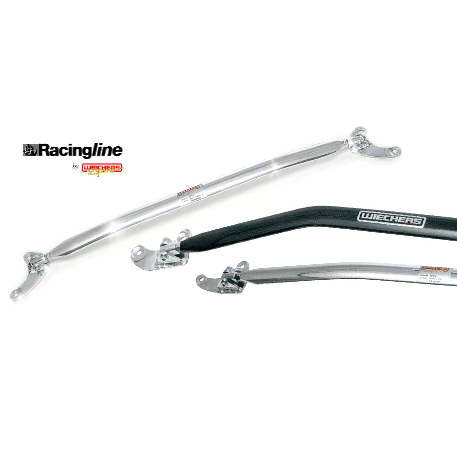 BMW E36 4 Zylinder /  M43 Motor / 318 iS, 93-, -Wiechers Μπάρα Θόλων/Strut Bar - Εμπρός Άνω, Αλουμινένια with Carbon Shell, RacingLine, Carbon