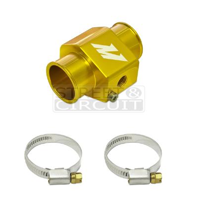 Water Temp. Sensor Adapter, 30mm, Gold *NEW - Mishimoto - Hose Accessories