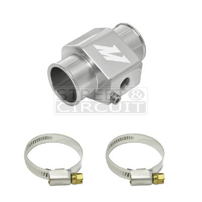 Water Temp. Sensor Adapter, 28mm, Silver *NEW - Mishimoto - Hose Accessories