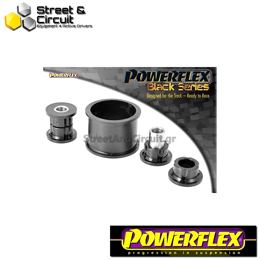 | ΑΡΙΘΜΟΣ ΣΧΕΔΙΟΥ 4 | - Powerflex BLACK SERIES *ΣΕΤ* Σινεμπλόκ - Forester (SH 05/08 on) - Steering Rack Mounting Kit Code: PFF69-504BLK